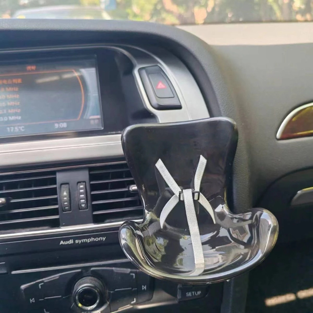 Labubu Doll Car Seat Cute Doll Safety Seat Car Air Vent Aromatherapy Decoration Interior Accessory 5