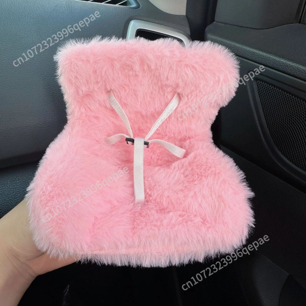 Labubu Doll Car Seat Cute Doll Safety Seat Car Air Vent Aromatherapy Decoration Interior Accessory 6