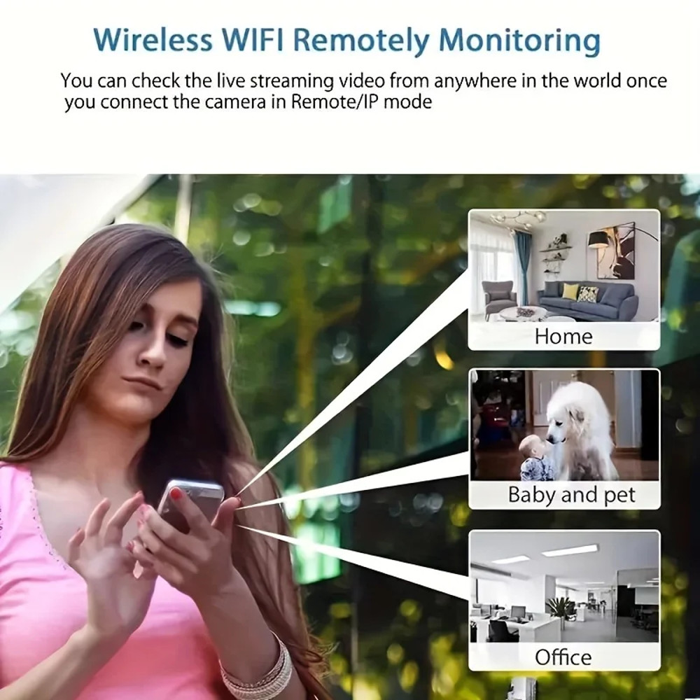 WiFi HD Mini Camera Indoor Surveillance Baby Monitor Night Vision IP Cam Audio Video Recorder 1