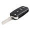 Flip Key Shell for Volkswagen VW Polo Passat Tiguan Golf Seat Skoda, Folding Car Remote Case