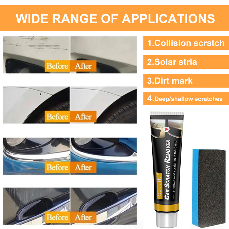 Auto Scratch Repair Car Paint Care Tools Swirl Remover Polishing Compound Anti Scratch Wax 2
