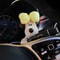 Plush Puppy Doll Car Wiper Decoration Dog Clutch Ornament For Auto Interior 4