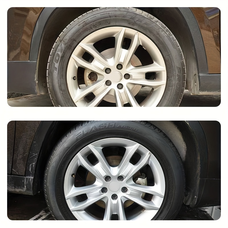 Durable Black Shiny Tire Wax Long Lasting Protection Crack Preventer Tire Shine And Whitening Polis 4