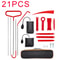 Auto Window Door Open Fixing Kit, Inflatable Air Pump, Car Door Tool Set, Long Reach Tools with Carrying Bag