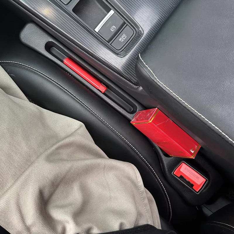 Universal Car Seat Gap Filler, Leak Proof Side Plug Strip, Car Interior Accessory for Phone and Wallet