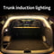 LED Trunk Light Strip Automatic Sensing Wiring Free Car Ambient Interior Decoration High Brightness 0