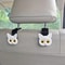 3D Cartoon Cat Car Seat Headrest Hooks, Cute Universal Car Organizer for Bags, Purses, Coats