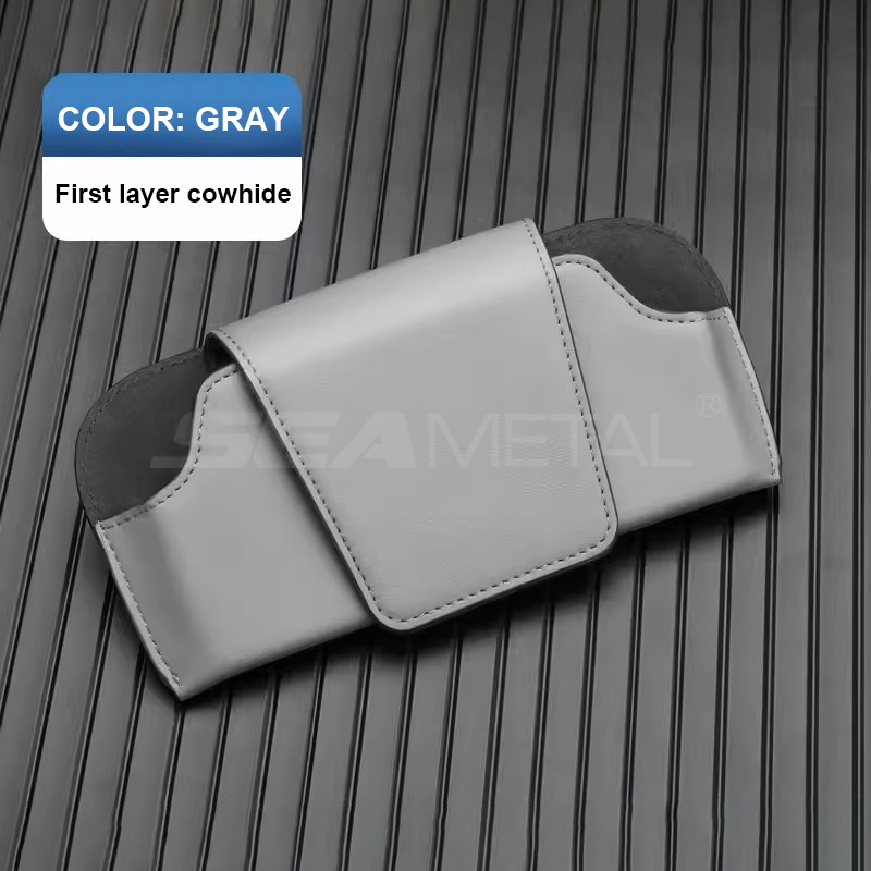 Auto Sun Visor Suede Glasses Holder Car Glasses Case Universal Sunglasses Clip Card And Ticket Hold 6