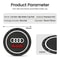 Silica Gel Car Coaster Waterproof Anti Slip Pad Water Cup Bottle Holder For Audi A Series And Q Ser 7