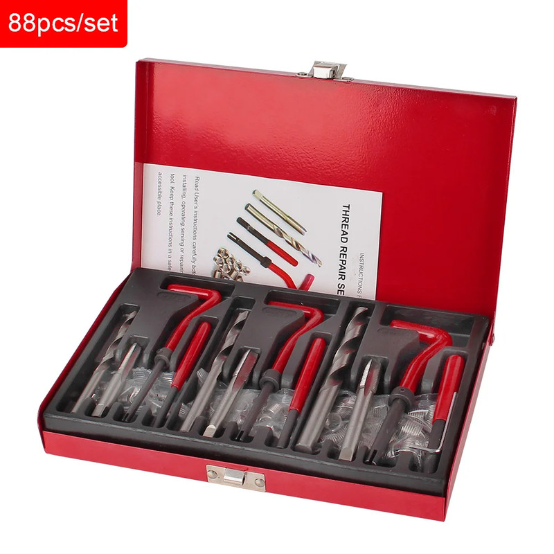 Screw Bolt Driver Kit Car Repair Tools Set Engine Block Restoring Thread Repair Kit Vehicle Accesso 6