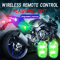 Rechargeable LED Strobe Lights, Car Atmosphere Light, Wireless Anti Collision LED Warning Lights, 8 Color Car Decor