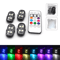 Rechargeable LED Strobe Lights, Car Atmosphere Light, Wireless Anti Collision LED Warning Lights, 8 Color Car Decor