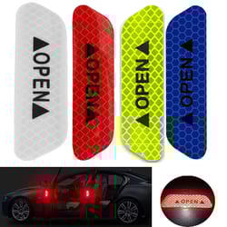 reflective fluorescent car stickers, safety warning strips