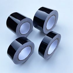 chrome delete vinyl film, glossy black window trim wrap, car hood roof pillar stripes