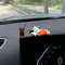 Car Dashboard Cat Ornament, Cute Healing Kitten Figurine, Resin Decorative Cat Accessories for Car Interior