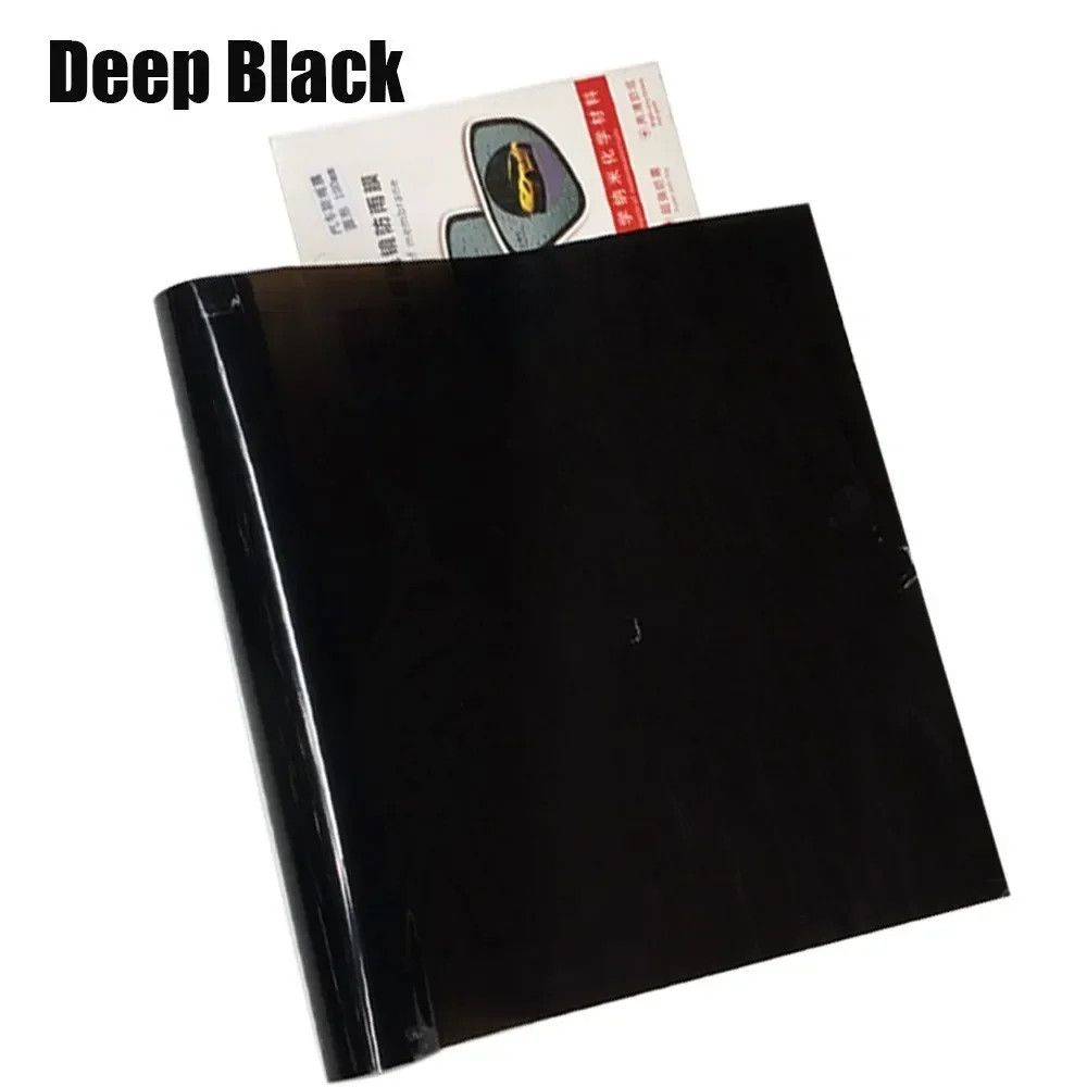 Smoke Black Headlight Taillight Vinyl Wrap Transparent Film Car Sticker Light Tint Foil Lamp Cover  6