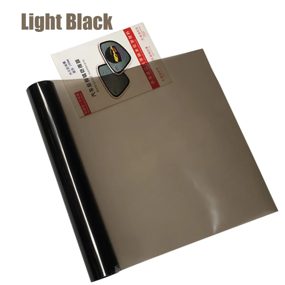 Smoke Black Headlight Taillight Vinyl Wrap Transparent Film Car Sticker Light Tint Foil Lamp Cover  8