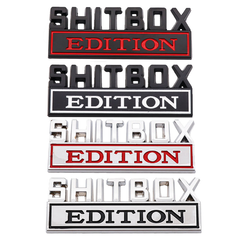 Emblem, 3D Zinc Alloy Car Badge, Tail and Side Sticker Accessories