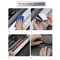 Carbon Fiber Leather Car Sticker, Thick Car Door Plate Protective Stickers, Anti Scratch Decal, Sill Scuff Cover