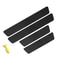 Carbon Fiber Leather Car Sticker, Thick Car Door Plate Protective Stickers, Anti Scratch Decal, Sill Scuff Cover