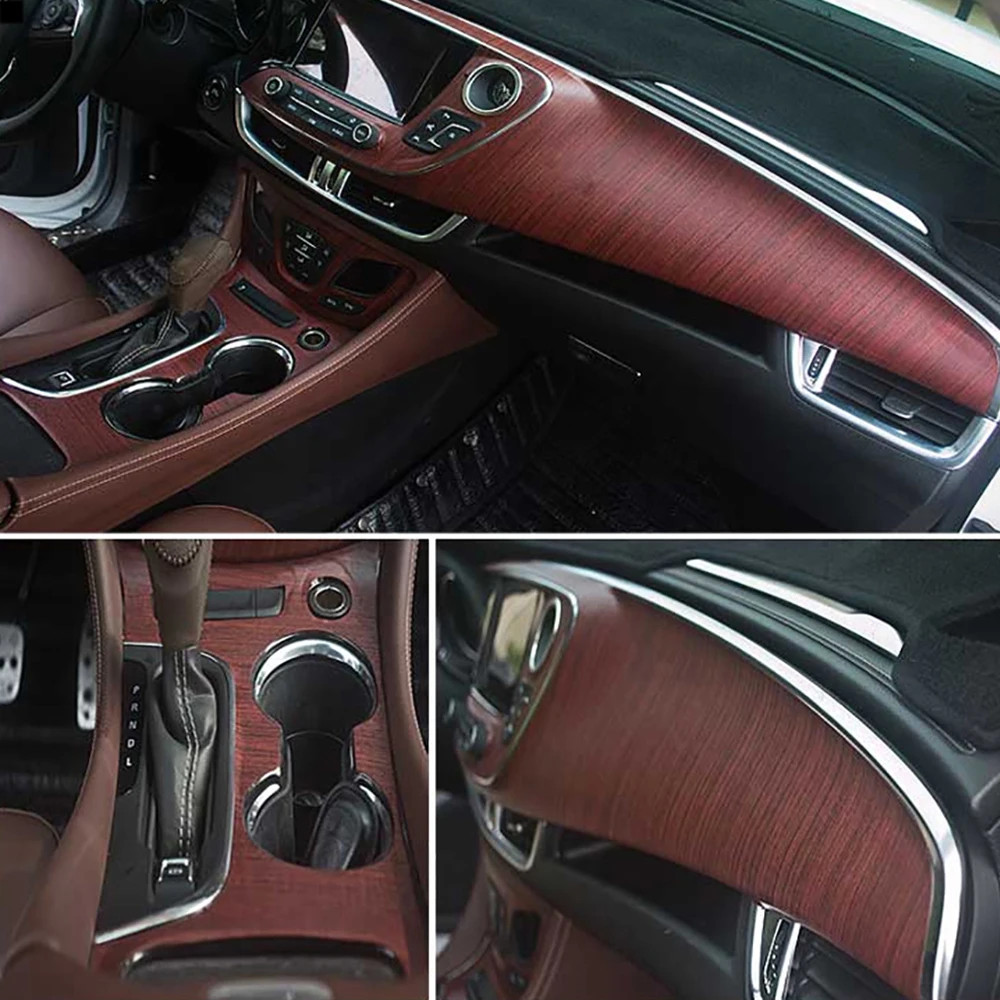 Wood Grain PVC Self Adhesive Vinyl Wrap Film Textured Car Stickers DIY Furniture Wallpaper 1
