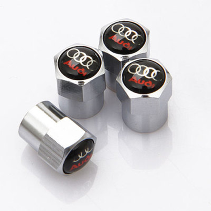 Universal Car Sticker Accessories Durable Valve Stem Caps Cover Auto Tire Decoration Set 6
