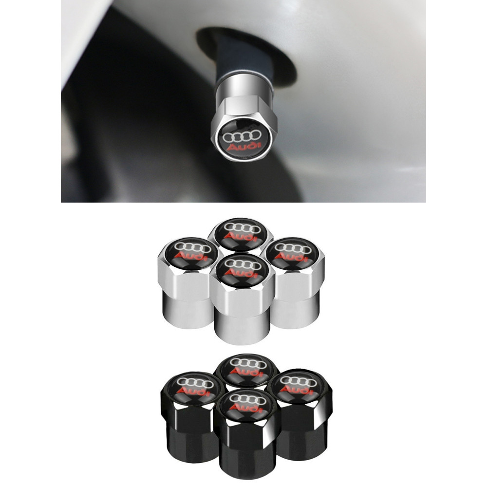 Universal Car Sticker Accessories Durable Valve Stem Caps Cover Auto Tire Decoration Set 0