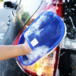 cleaning brush, car accessories, washing gloves, auto sticker kit for interior and exterior care