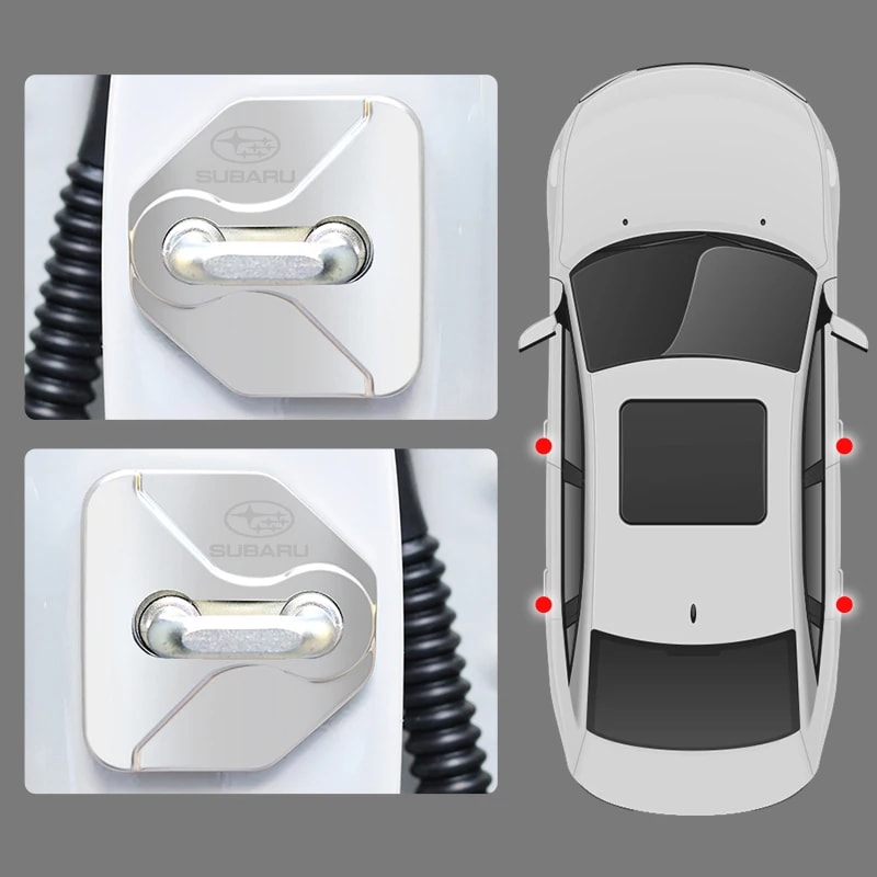 Outback Car Accessories Car Door Lock Protective Cover Scratch Resistant Lock Guard 1