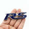 Car Sport RS Emblem Badge 3D Metal RS Letters Front Grille And Rear Trunk Sticker Accessories 5