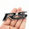 Car Sport RS Emblem Badge 3D Metal RS Letters Front Grille And Rear Trunk Sticker Accessories 7