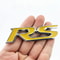 Car Sport RS Emblem Badge 3D Metal RS Letters Front Grille And Rear Trunk Sticker Accessories 8