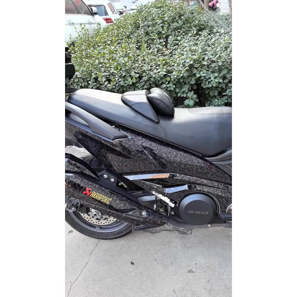 Cosmic Ghost Black Forged Carbon Fiber Wrap, Honeycomb Carbon Film for Car and Motorcycle Stickers