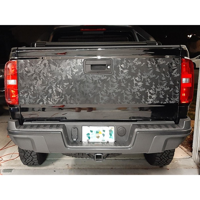 Cosmic Ghost Black Forged Carbon Fiber Wrap, Honeycomb Carbon Film for Car and Motorcycle Stickers