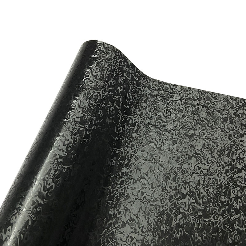 Cosmic Ghost Black Forged Carbon Fiber Wrap, Honeycomb Carbon Film for Car and Motorcycle Stickers