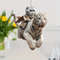 Realistic CatShaped Car Pendant Fun Hanging Ornament Interior Mirror Decoration With Chain 3