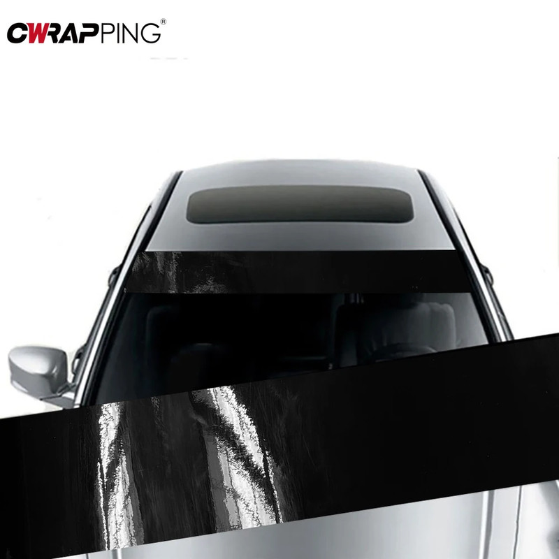 3D Design Car Sunshade Stickers, Fly Eye One Way Vision Vinyl Mesh Film, Windshield Decals for Auto Decoration