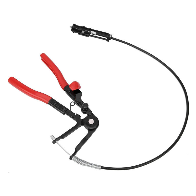 Car Hose Clamp Pliers Long Reach Remover Kit Radiator Heater Band Wire Spring Flat Large Clamp Tool 4