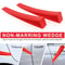 Auto Door Wedge Pump Red Car Panel Repair Hand Tool Paintless Dent Removal Kit 1