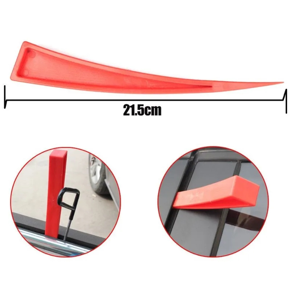 Auto Door Wedge Pump Red Car Panel Repair Hand Tool Paintless Dent Removal Kit 2