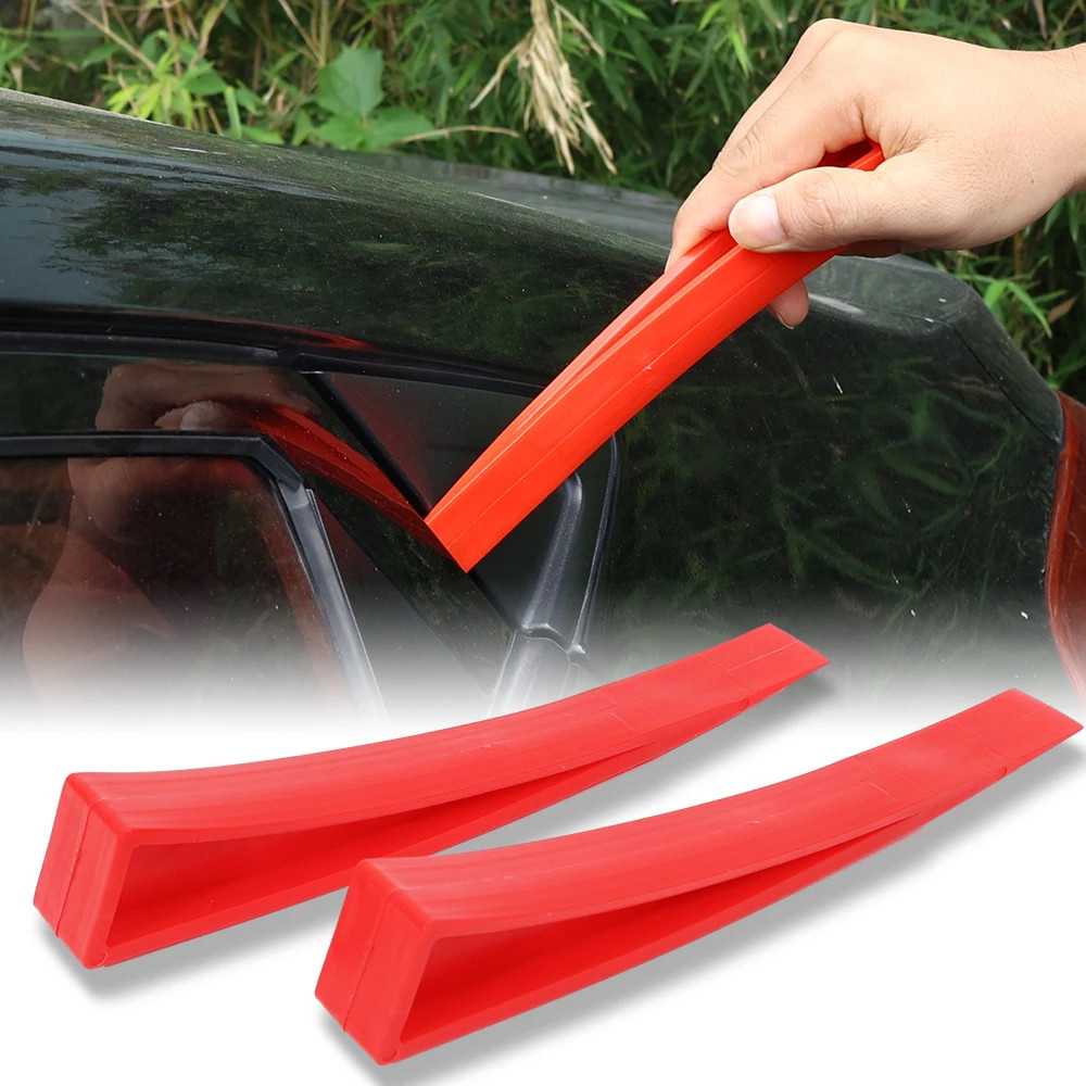 Auto Door Wedge Pump Red Car Panel Repair Hand Tool Paintless Dent Removal Kit 0