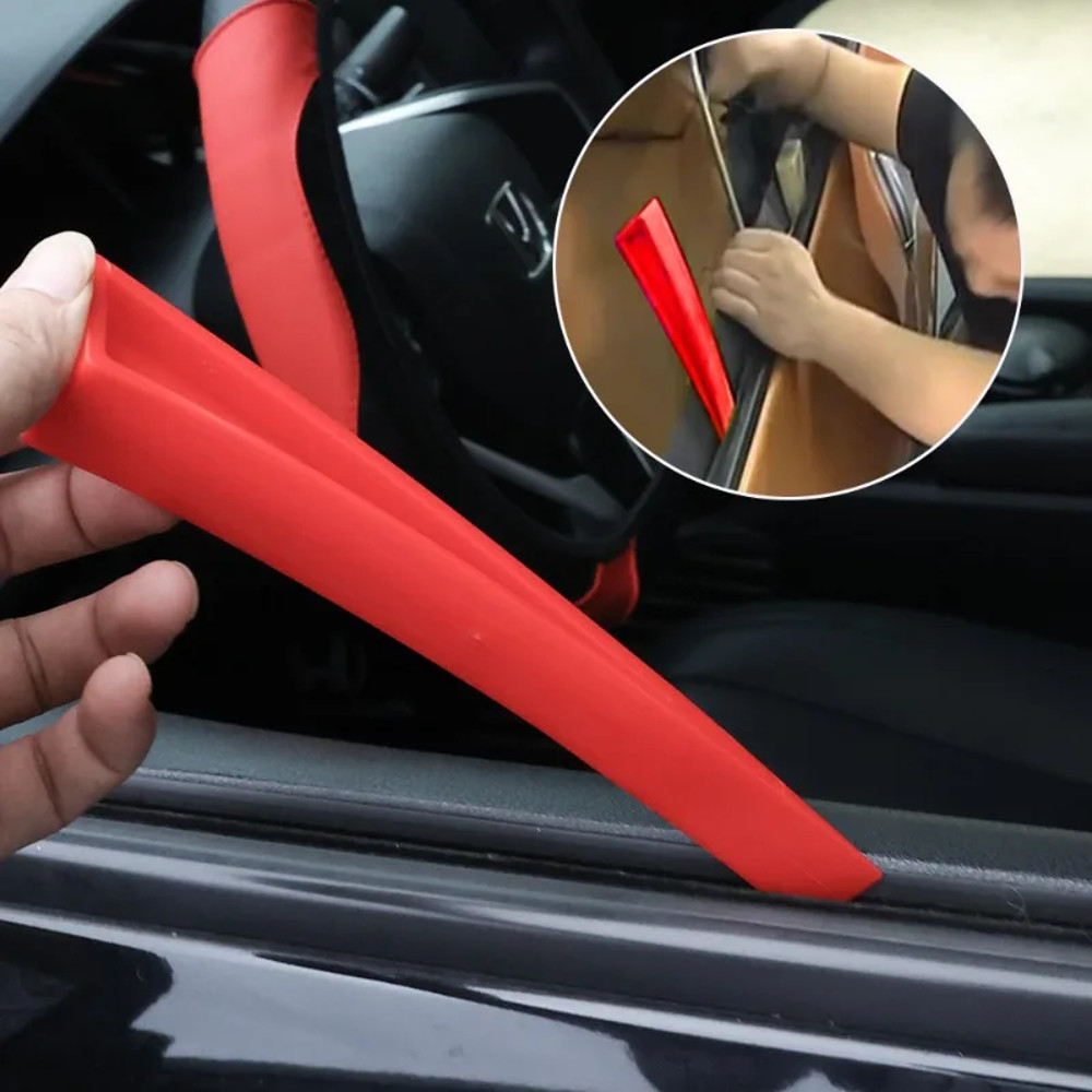 Auto Door Wedge Pump Red Car Panel Repair Hand Tool Paintless Dent Removal Kit 3