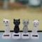 Solar Energy Car Decoration Cartoon Cat Shaking Head Doll Creative Automotive Interior Gift 0