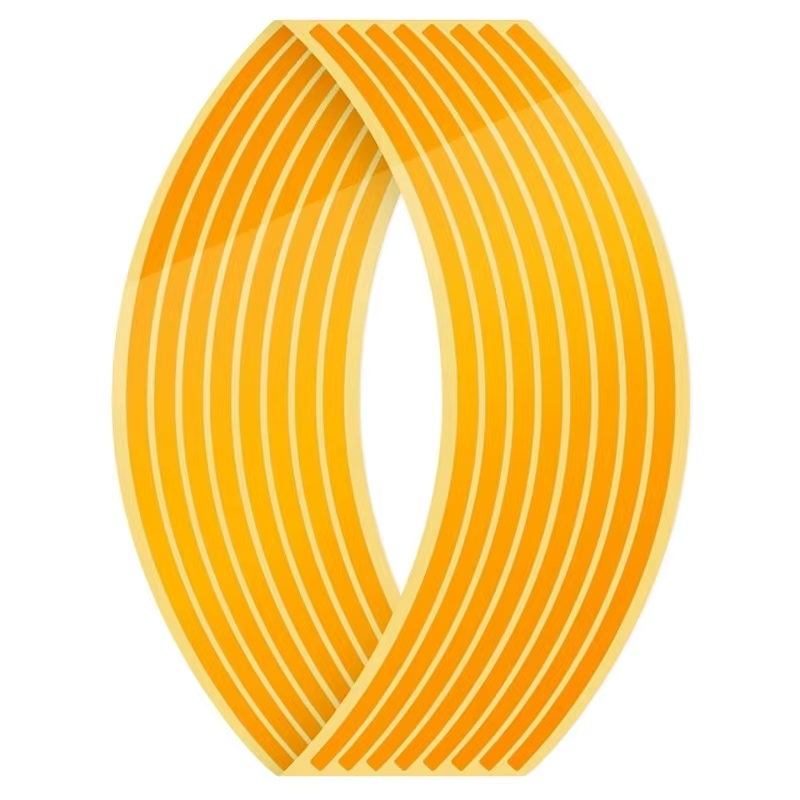 Reflective Rim Tape, Wheel Stripe Stickers, Motorcycle and Bike Wheel Decoration
