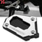 Side Stand Extension Pad Motorcycle Kickstand Base Support Durable AntiFall Pad 0