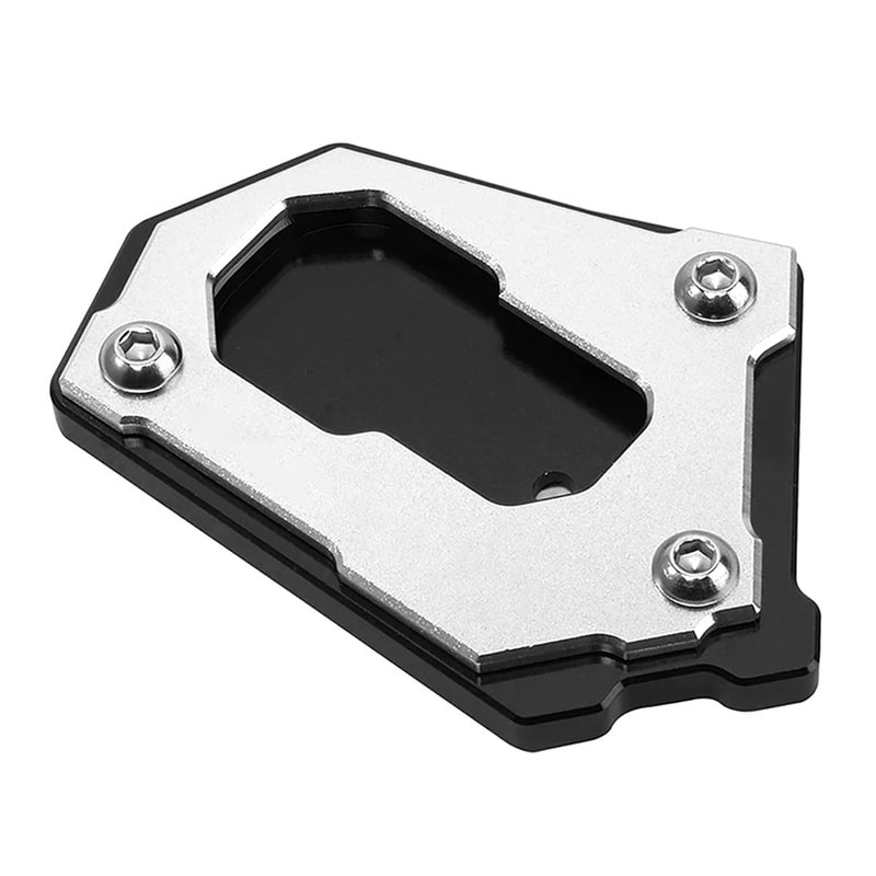 Side Stand Extension Pad Motorcycle Kickstand Base Support Durable AntiFall Pad 17