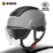 Summer Electric Bike Helmet Open Face Dual Lens Motorcycle Helmet Breathable Jet Scooter Helmet For