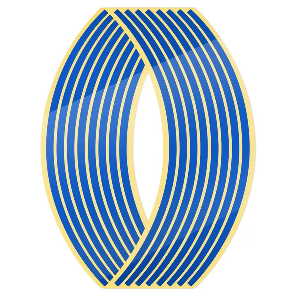 Reflective Motorcycle Wheel Stickers Car Styling Strips Rim Tape Motocross Bike Decals 5