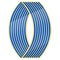 Reflective Motorcycle Wheel Stickers Car Styling Strips Rim Tape Motocross Bike Decals 5