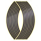 Reflective Motorcycle Wheel Stickers Car Styling Strips Rim Tape Motocross Bike Decals 8